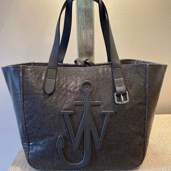 JW Anderson Belted Grey Anchor Tote - Picture 1 of 11